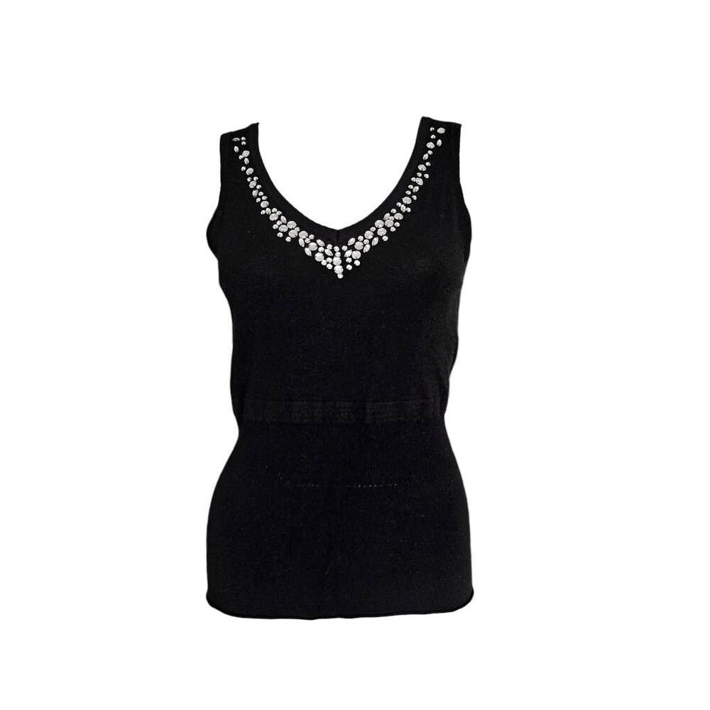y2k vintage goth knit tank top